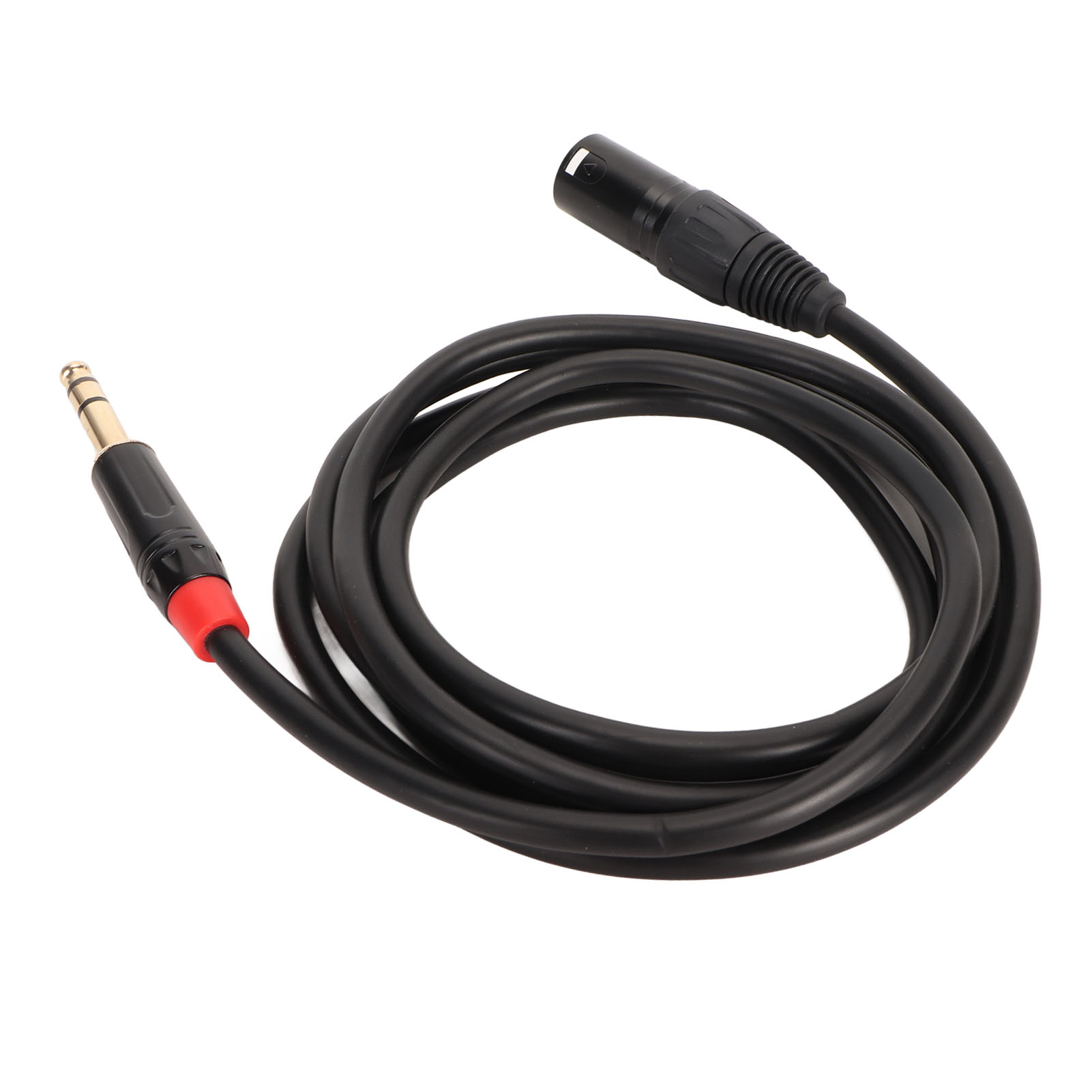 XLR Male to TRS Cable 1/4in Balanced 6.35mm Audio for Electric Guitar