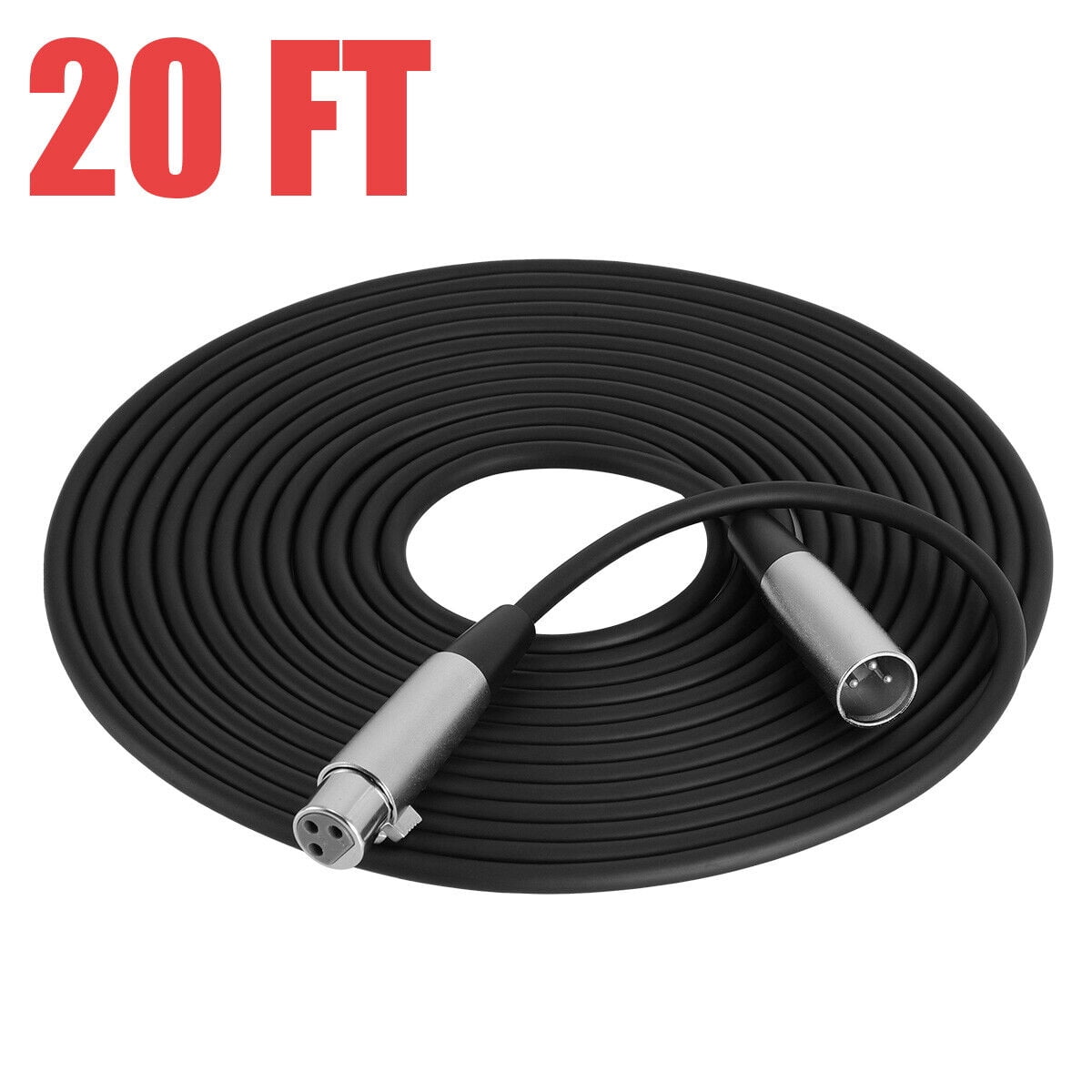 XLR Microphone Cable 3Pin Male to Female Extension Cable For Speaker