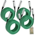 thumbnail image 1 of XLR Microphone Cables (4 Pack) by Fat Toad 50ft Professional Pro Audio Green Mic Cord Extension Patch with Lo-Z Connector 24 AWG Shielded Wire & Balanced for Music Recording Studio Mixer Gear, 1 of 14