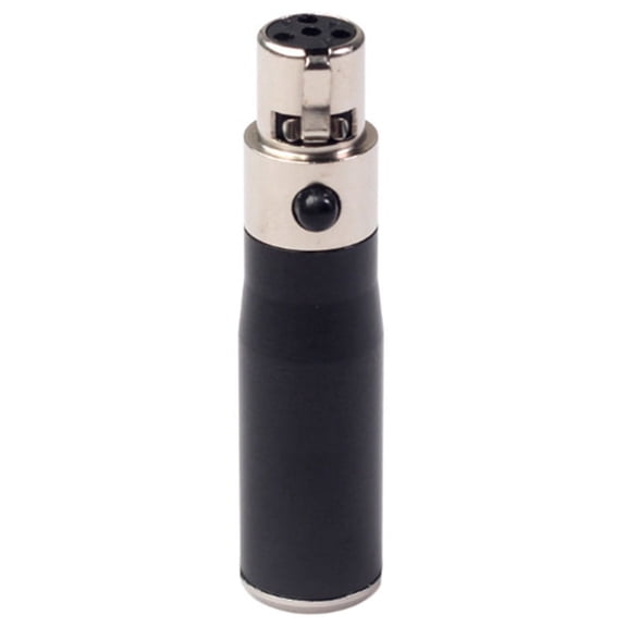 XLR Mini 3 Pin Male to 4 Female Audio Adapter Plug Connector Hi-Fi Signal Converter for Microphone Speaker