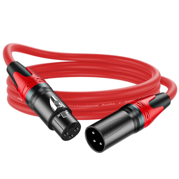 XLR three-core RCA audio cable for male-to-female connection of KTV audio system microphone - professional microphone RCA connector