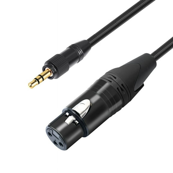 XLR to 3.5mm Audio Cable Microphone Balanced Analog Audio Cord with Lock for Computer Phone Speaker Amplifier 200cm