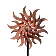 XLSWAIN 53.93 in Wind Spinner, 360 Degree Dual-Layer Metal Wind Spinner for Yard, Garden, Patio and Lawn Decor