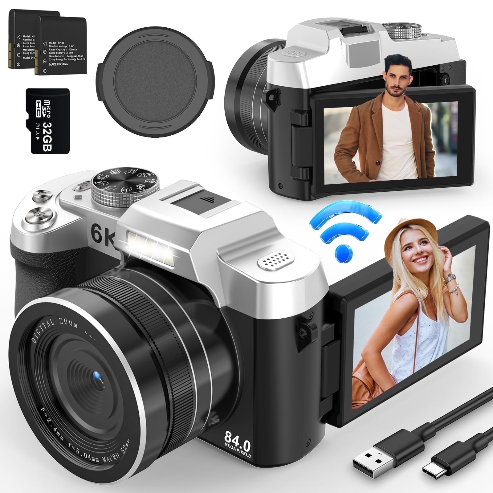 Customer reviews for XLURC 6K Digital Camera for Photography 84MP
