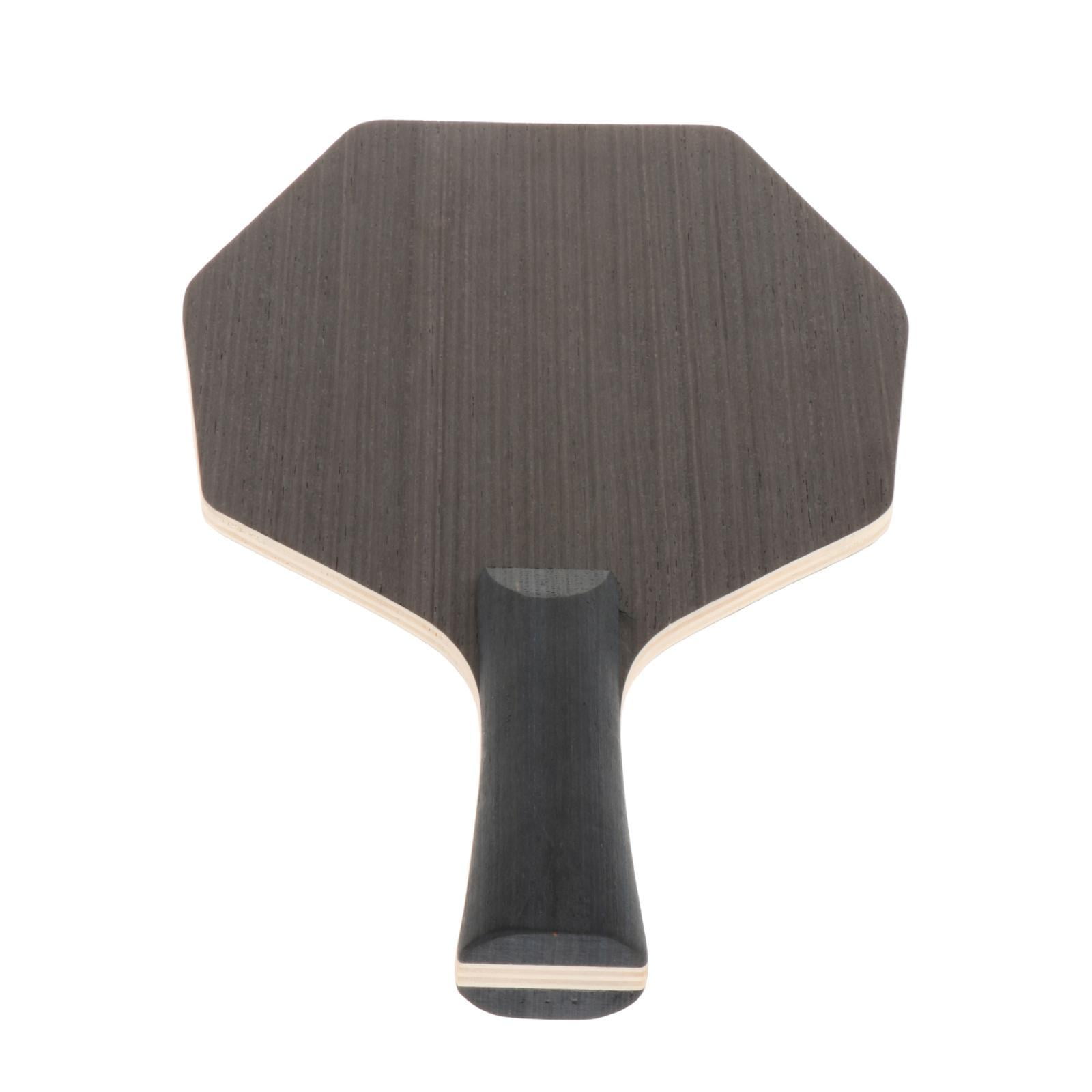 XLWLLNJ Table Tennis Racket Concave Handle Straight Handle Hexagonal ...