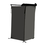 XLWLLNJ Vehicle Side Shower Tent,Changing Dressing Room Hiking Bathroom Overland Outdoor Toilet Stall for Long Road Trips, Van ,Beach Black