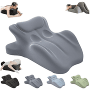 XLYFVLGF Ergonomic Memory Foam Intimacy Comfort Pillow- 27  Angled Support for Neck and Waist, For Sleeping, Reading Pillow