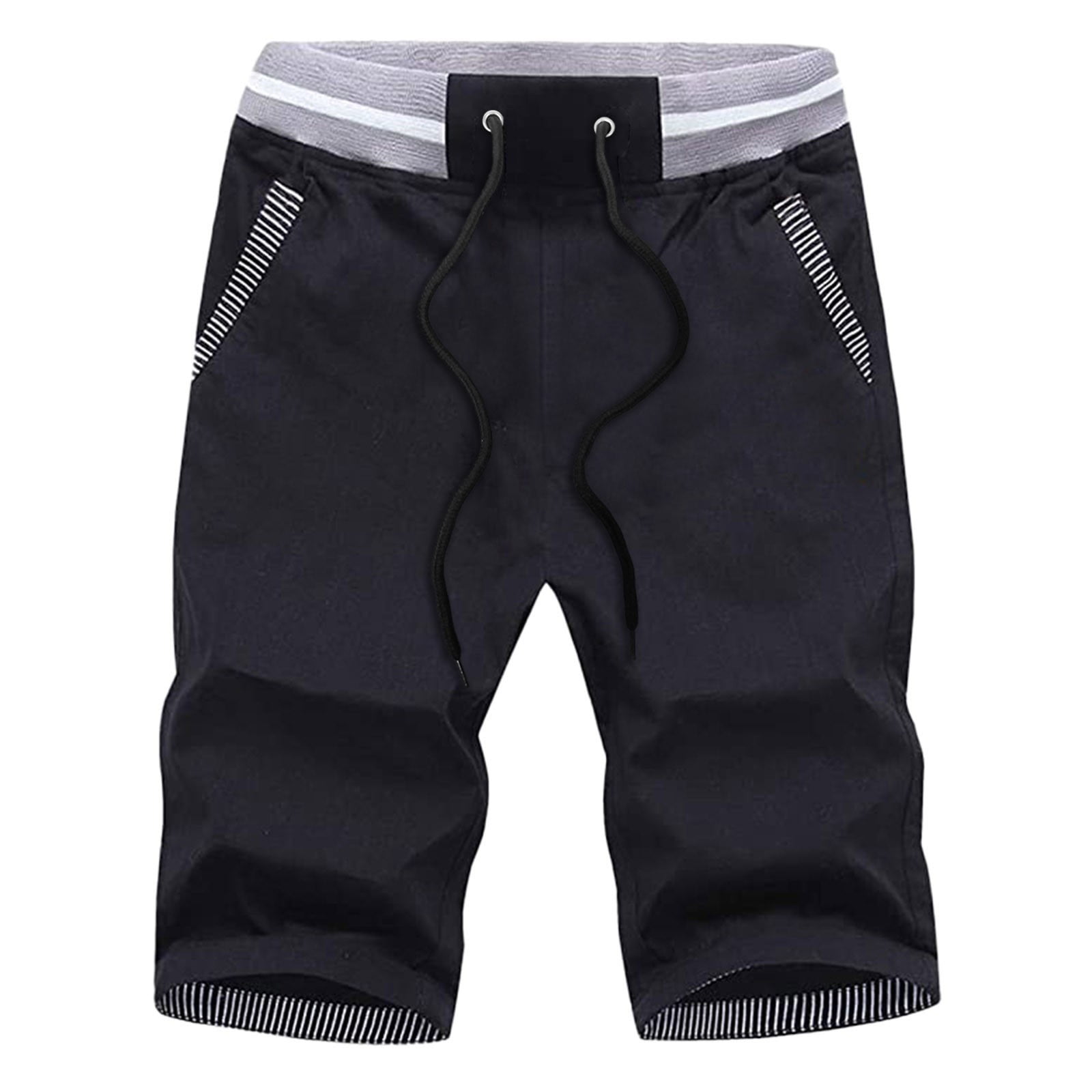 XLZWNU Gym Shorts Men, Mens Athletic Shorts, AnkleLength Slim Sports