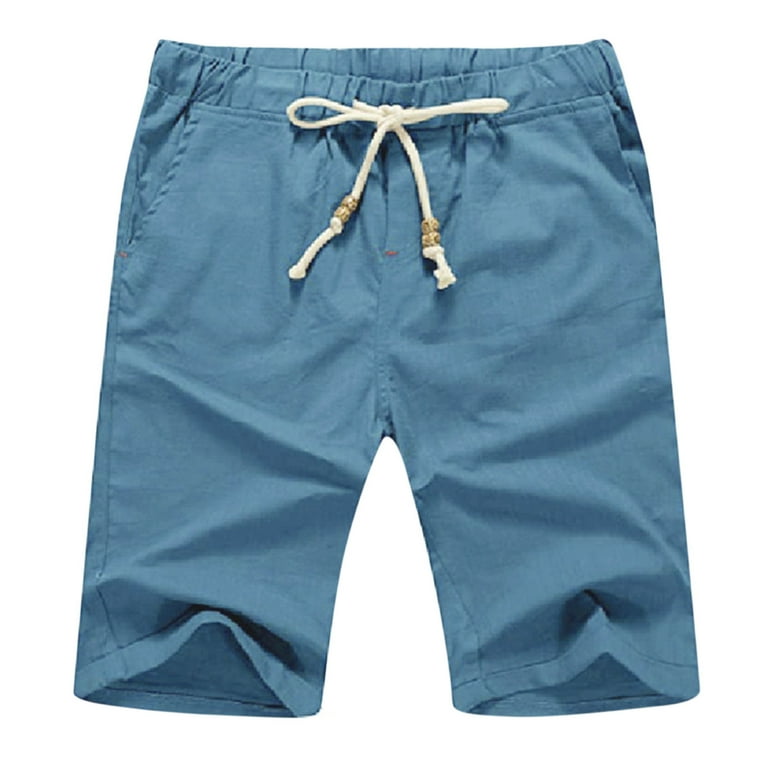 XLZWNU Mens Shorts, Cargo Shorts for Men, Male Solid Short