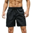 XLZWNU Mens Shorts, Mens Swim Trunks, Drawstring Breathable Beach Pants