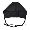 thumbnail image 1 of XLZWNU Nurse Hat Hats for Women Mens Hats Scrub Cap Black Bandage Washable Reuse Unisex Hat Polyester Cotton Surgical Caps for Women Surgical Cap 1Pc Hat Black One Size, 1 of 3