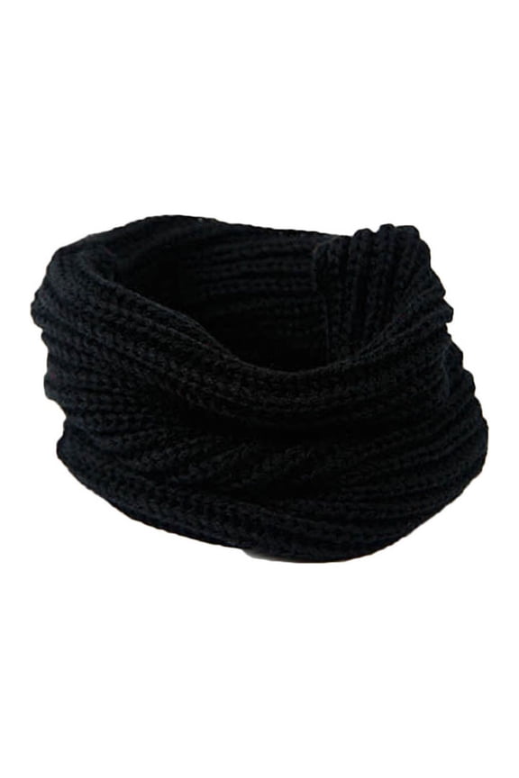 Scarf for Women, Scarf, Soft Men Scarf Winter Warm Scarves Wrap Knitted Collar Circle Shawl, Pashmina, Shawl Wraps for Women 1Pc Scarf Black One Size