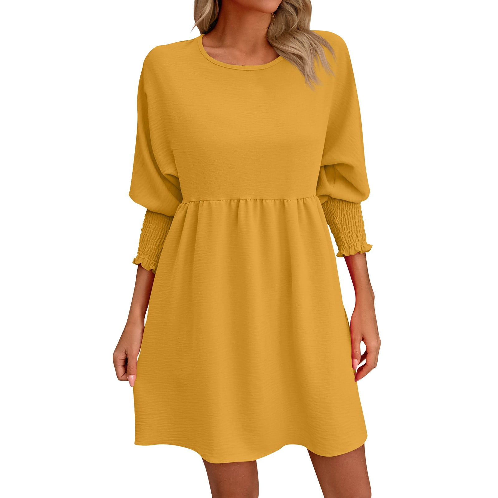 Mustard graduation dress discount