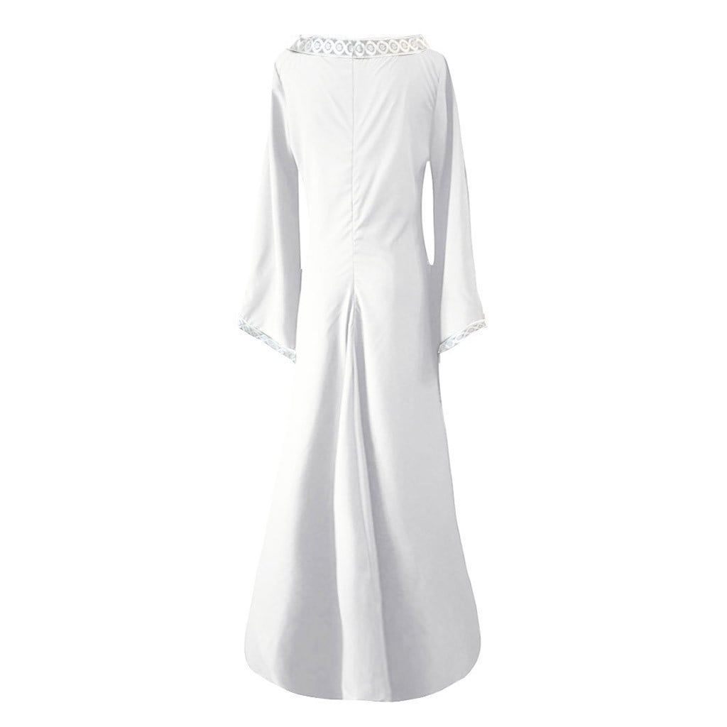 XLZWNU Womens Dresses Vintage Dress for Women White Dress Women Women's ...