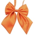 thumbnail image 1 of XLZWNU Womens Neckties, Bow Ties for Men, Fashion Unique Womens Girls Novelty Big Bow Tie Wedding Gift, Clip On Bow Ties for Men, Pocket Squares for Men 1PC Ties Orange One Size, 1 of 1