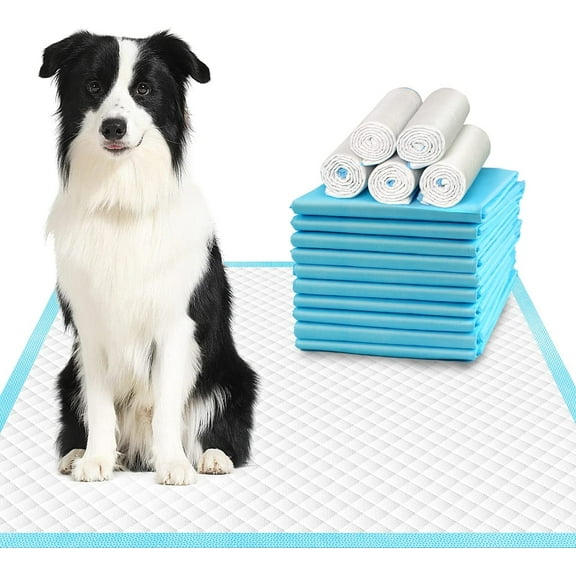 XLarge Dog Pads 28"x34", Puppy Pads for Potty Training, Heavy Absorbency Pee Pads for Dogs, Dog Potty Pads for Pups, Kittens, Rabbits, Quick Drying & No Leaking Pet Pads for Housetraining