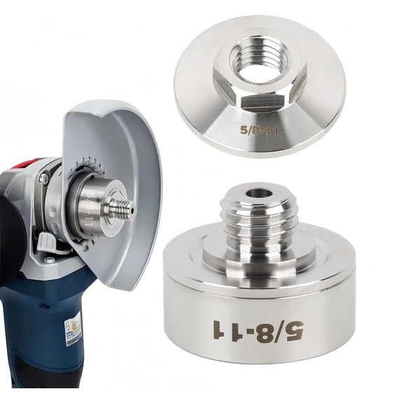 XLock Adapter,XLOCK to 5/8"-11 Thread Adapter Kit with,Apply to Angle Grinder Cutting Blade Diamond Core Drill Bit Adapter + 5/8-11Flange Lock Nut