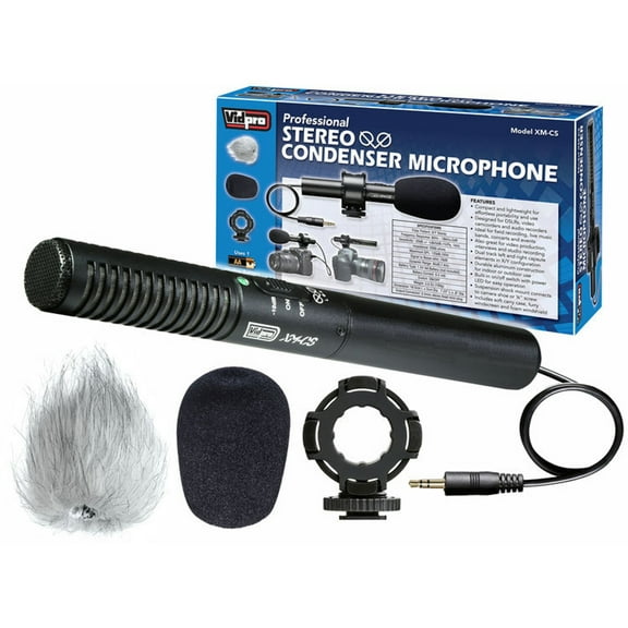 VidPro XM-CS Condenser Stereo XY Microphone Kit