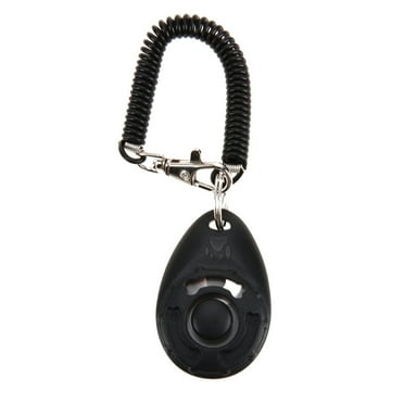 XM Culture Pet Trainer Oval Shape Elastic ABS Dog Training Clicker for Outdoor