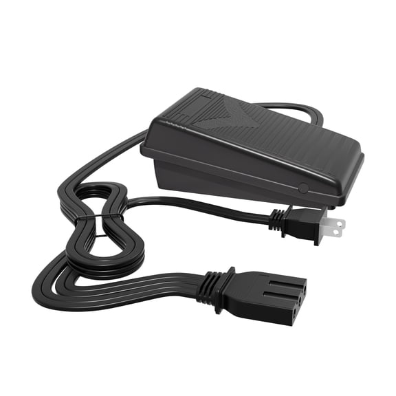 XMHEIRD 110V Foot Control Pedal Power Cord Compatible with Pfaff Serger 4762 Hobbylock, 4772 Coverlock, 756