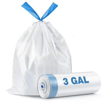 XMHEIRD 18inch x 16inch Large Capacity Garbage Bag - 40pcs, Durable And Environmentally Friendly, Suitable For Kitchen, Bathroom And Living Room And Other Scenarios