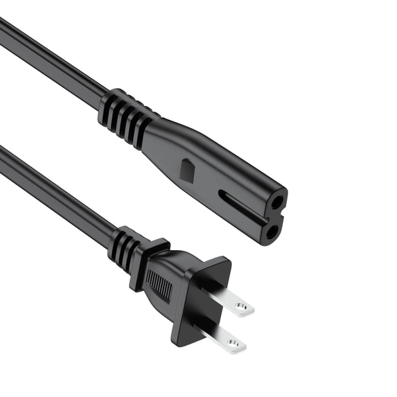 XMHEIRD 5 Feet Long AC Power Cord For EBL LCD Smart Battery Charger For C/D/9V/AA/AAA Rechargeable Battery