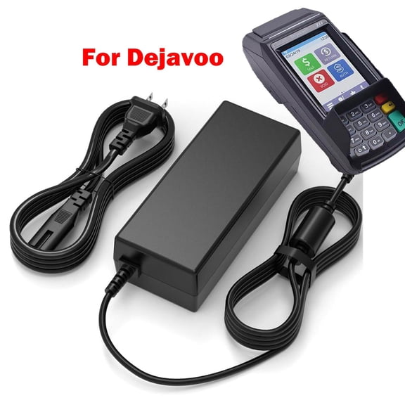 XMHEIRD AC/DC Charger Compatible with Dejavoo Z11 Z8 Credit Card Payment Terminal Castles PW04-945A