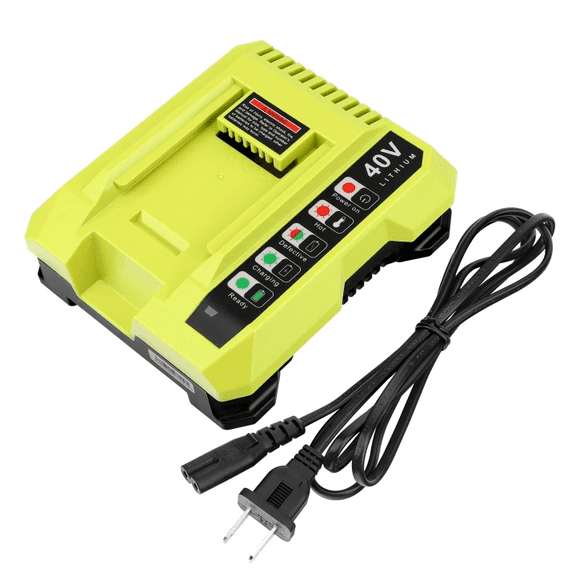 XMHEIRD Replacement Charger Compatible with Ryobi 40V Lithium Battery OP4030 OP40301 OP4015 OP40200