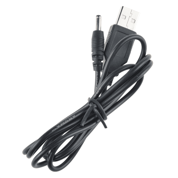 XMHEIRD USB to Barrel DC Charging Cable PC Laptop Charger Power Cord Compatible with ifrogz Coda Pop Speaker (Note: w/ Barrel Round Plug Tip. NOT Micro USB Tip.)