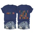 thumbnail image 1 of XMHJSMD Aunt Shirt I'M Just Here for My Nephew T Shirts Auntie Tee Shirt Crewneck Cotton Short Sleeve(Navy Blue,Xxxl), 1 of 4