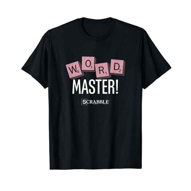XMLBQ Scrabble Word Master Vintage Letter Tile Logo,Premium Tee Shirt ...