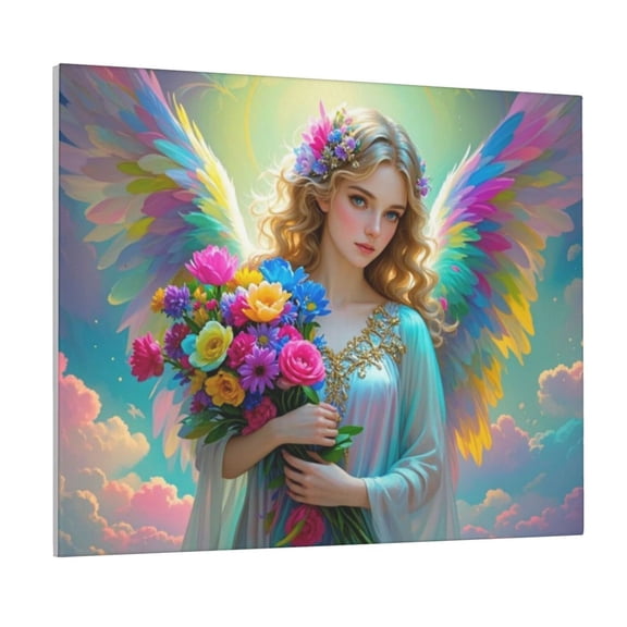 XMLMRY Bubble Angel Abstract Canvas Wall Art,Modern Wall Art, Cuadros Decorativos Para Sala For Living Room Bedroom Bathroom Home Office Wall Decoration
