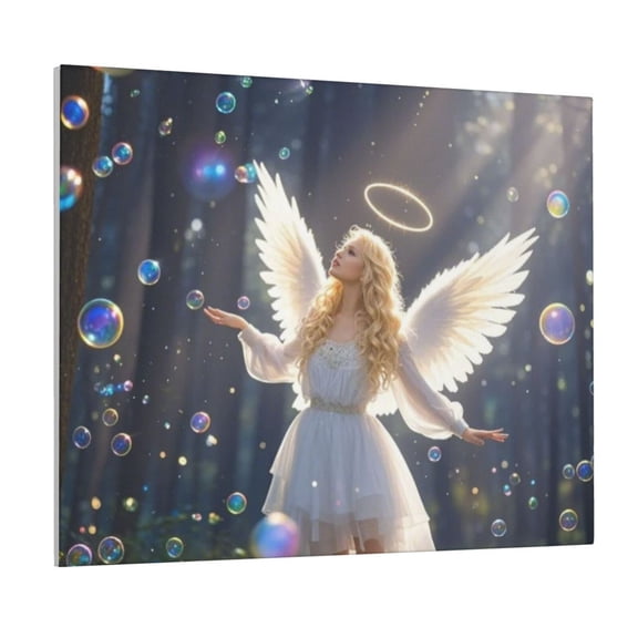 XMLMRY Sunshine Angel Abstract Canvas Wall Art,Modern Wall Art, Canvas Art Wall Decor For Living Room Bedroom Bathroom Home Office Wall Decoration