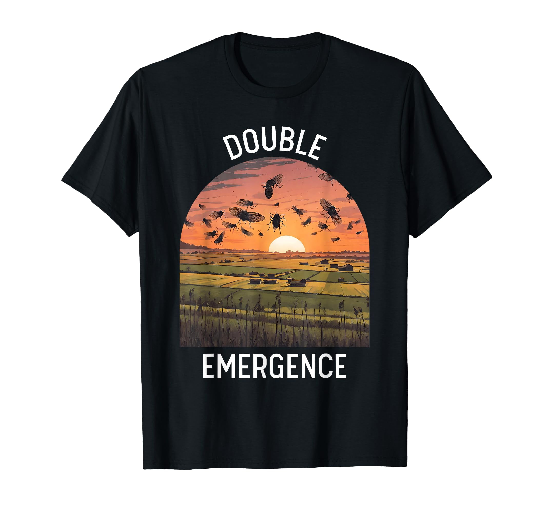 XMLYSH Cicada Double Emergence Brood XIX & Brood XIII 2024 graphic tee