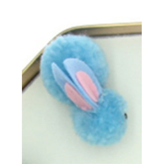 XMMSWDLA 10 pcs Easter Bunny Plush Toys Decorations Cute Animal Bunny Stuffed Doll Easter Basket Stuffers Gift for Kids (2.16 inches)