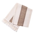 thumbnail image 1 of XMMSWDLA 12" x 72" Farmhouse Style Home Table Runner, Brown/White, 1 of 7
