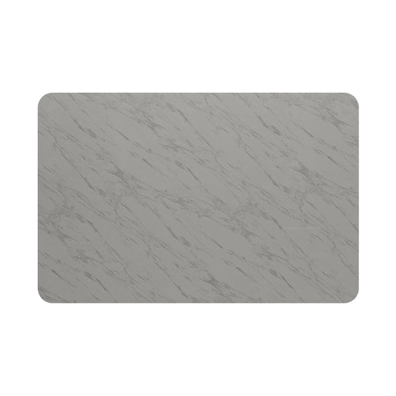 XMMSWDLA 12x16 inch Stone Drying Mat for Kitchen Counter Gray Super Absorbent Dish Drying Mat Diatomaceous Earth Quick Dry Dish Mat