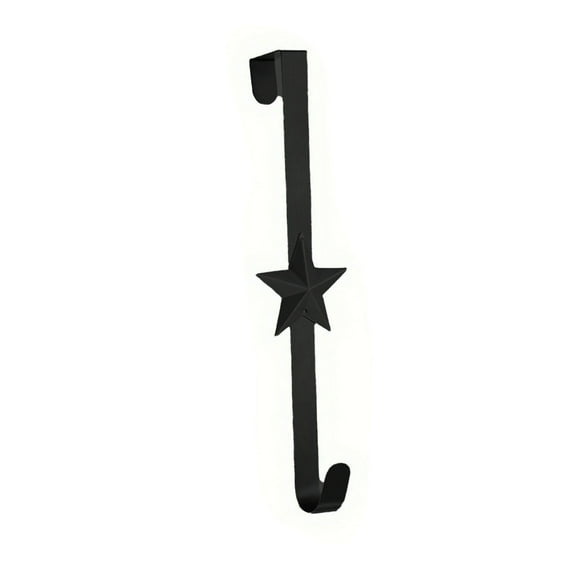 XMMSWDLA 14.7" Wreath Hanger for Front Door,Metal Over The Door Single Hook