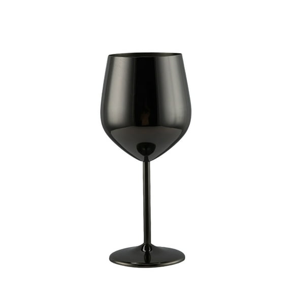 XMMSWDLA 18 oz Stemmed Stainless Steel Wine Glass Unbreakable Wine Glasses Drinking Glasses Wine Goblet Metallic Goblets for Outdoor Events Party Beach Pool Travel Wedding Anniversary