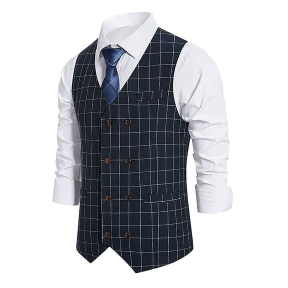 XMMSWDLA 2022 Clearance Men Tops Four Seasons Casual Suit Vest