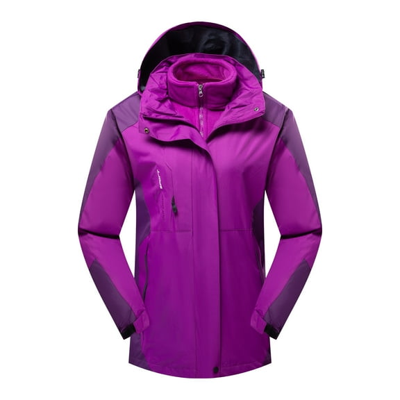 XMMSWDLA 2022 Men Tops Unisex Casual Patchwork Thicken Hooded Zipper Windproof Waterproof Keep Warm Breathable Long Sleeve Jacket Coats