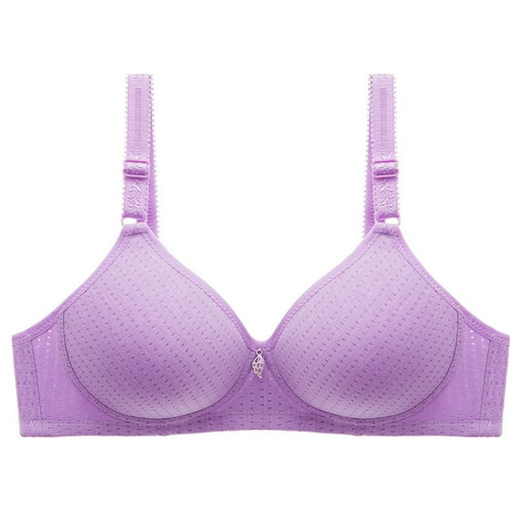 XMMSWDLA 2024 Summer ! Bras for Womens,Women's Bra Wire Free Underwear Bra Everyday Underwear Women's Bras Gifts for Women