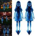 thumbnail image 1 of ‌XMMSWDLA 2025 Halloween Ghost Statue Pair - Halloween Outdoor Decor,Scary Doll Figurine-Metal Garden Stakes for Outdoor Yard Deco, 1 of 6