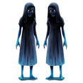 thumbnail image 1 of ‌XMMSWDLA 2025 Halloween Ghost Statue Pair - Halloween Outdoor Decor,Scary Doll Figurine-Metal Garden Stakes for Outdoor Yard Deco, 1 of 5