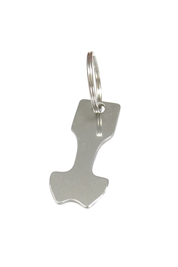 3 Packs Of Metal Aluminum Alloy Key Ring Shopping Trolley Tokens Lockmetal Key Ring Shopping Cart Token Tool 3pcs