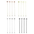 thumbnail image 1 of XMMSWDLA 4 Pieces Cocktail Stirrers for Drinks Reusable Coffee Stirrers, Vintage Decor Stirring Sticks Metal Stir Sticks for Coffee Bar, Stainless Steel Alcohol Stirrers Swizzle Sticks for Cocktails, 1 of 9