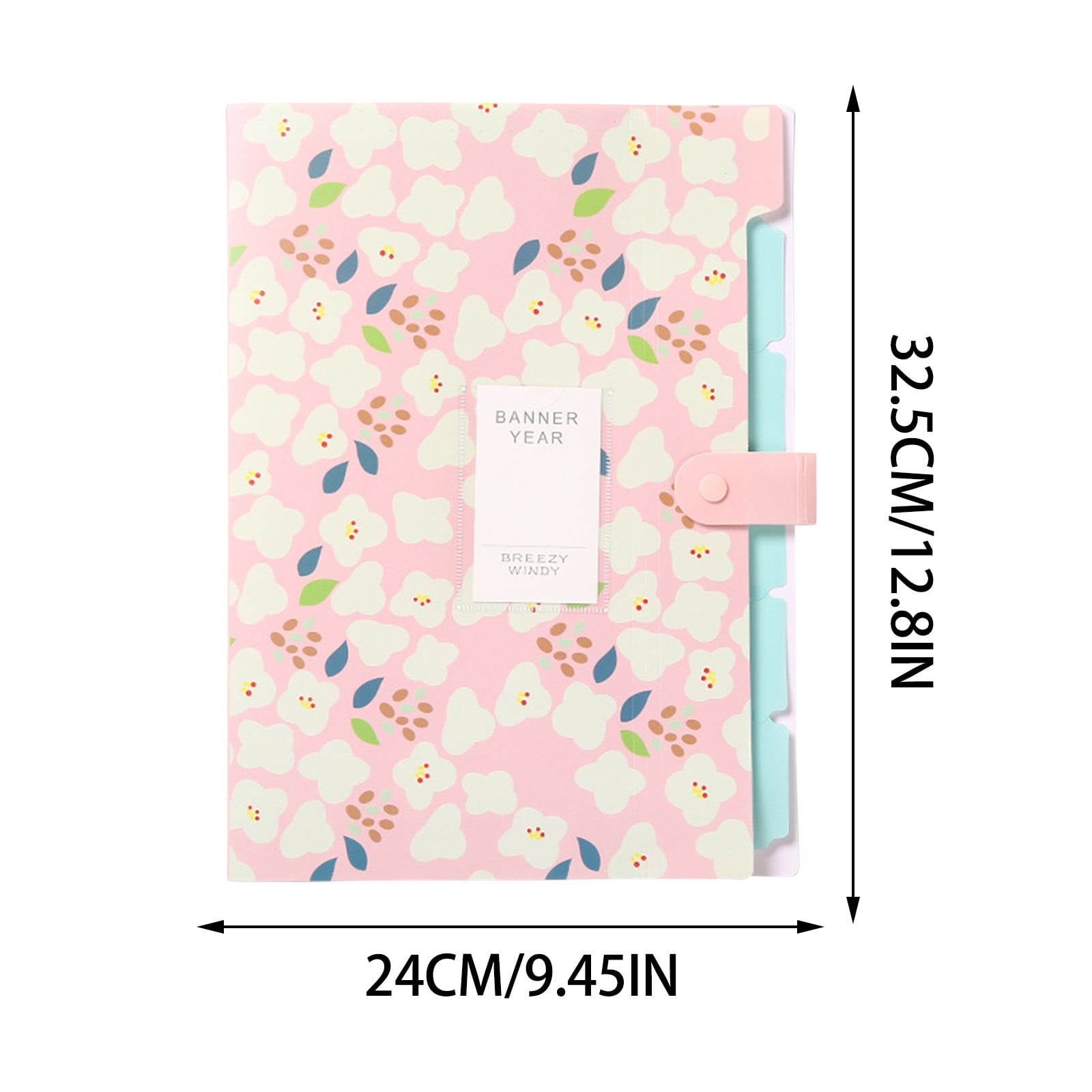 XMMSWDLA 6 Pocket Expanding File Folder with Sticky Labels, File Folder