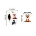 thumbnail image 1 of XMMSWDLA Animal Stickers,Designs Round Animal Stickers,Wild Farm Sea Animal Cartoon Stickers for Kids,Teacher Reward Stickers for School Classroom Gift Reward, 1 of 9