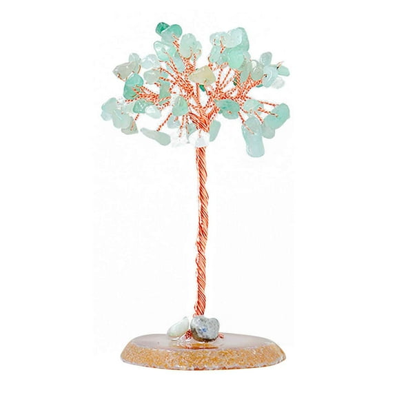 XMMSWDLA Artificial Flowers for Decoration Crystal Tree,Crystal Tree for Positive Energy,Gemstones and Crystals,Feng Shui Tree,Crystal Gifts,Meditation Decor,Chakra Decor 50th Birthday Decorations
