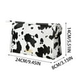 thumbnail image 1 of XMMSWDLA Bag For Women Large Travel Tote Bag Overnight Weekend Bags With Shoulder Strap Cow Leopard Makeup Bag Cow Pattern Portable Makeup Bag Travel Out Milk Pattern Cosmetics Storage Bag, 1 of 8